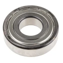 FAG Single Row Deep Groove Ball Bearing 30 mm ID, 72 mm OD, 19 mm Race Width, Steel Cage and Balls 6306-C-2Z