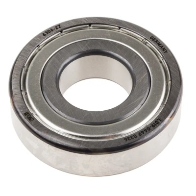 FAG Single Row Deep Groove Ball Bearing 30 mm ID, 72 mm OD, 19 mm Race Width, Steel Cage and Balls 6306-C-2Z