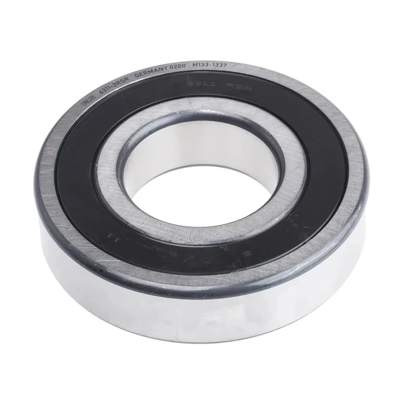 FAG Single Row Deep Groove Ball Bearing 55 mm ID, 120 mm OD, 29 mm Width, Sealed, 6311-C-2HRS