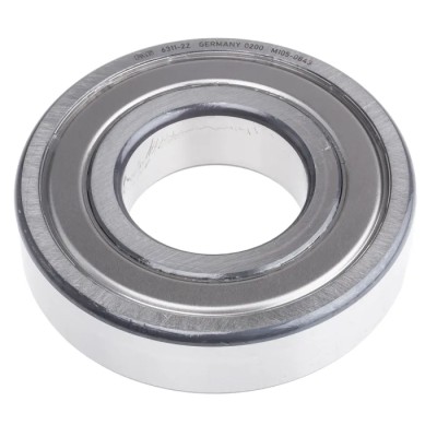 FAG Single Row Deep Groove Ball Bearing 55 mm ID, 120 mm OD, 29 mm Race Width, Double Shielded, Steel Balls 6311-C-2Z