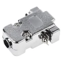 RS PRO A-FT Series Polycarbonate Straight D-Sub Backshell, 9 Way Strain Relief AGP 09 G-ME
