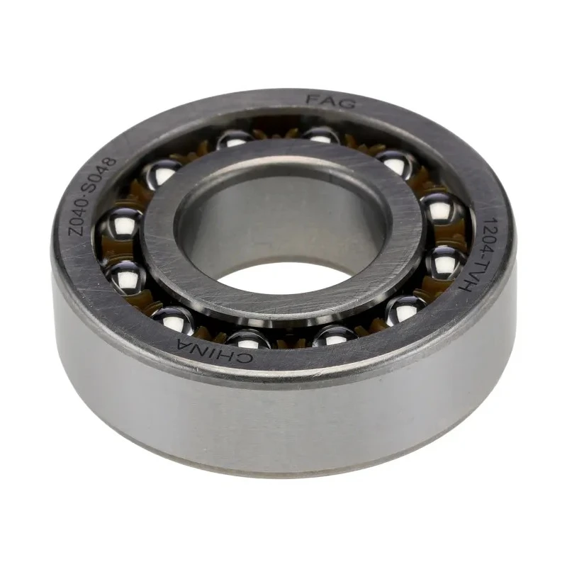 FAG Self-Aligning Ball Bearing 20 mm Inside Diameter, 47 mm Outside Diameter, 14 mm Race Width, Polyamide Cage 1204-TVH