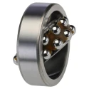 FAG Self-Aligning Ball Bearing 20 mm Inside Diameter, 47 mm Outside Diameter, 14 mm Race Width, Polyamide Cage 1204-TVH