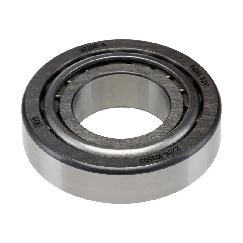FAG Tapered Roller Bearing 30 mm ID, 62 mm OD, Sealed, Steel Cage, 12400 rpm 30206-A