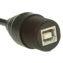 ASSMANN WSW USB Cable Female USB Type B to Female USB 2.0 Unterminated Black 1 m A-KAB-USBB-FS-1M