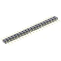 ASSMANN WSW AW Series Straight Through Hole Pin Header 20 Contacts 2.54 mm Pitch 1 Row Unshrouded AW 122-20/G-T