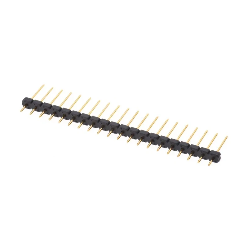ASSMANN WSW AP Series Straight Through Hole Pin Header, 20 Contacts, 2.54 mm Pitch, 1 Row, Unshrouded AP 119-20/G-N