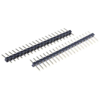 ASSMANN WSW AW Series Straight Through Hole Pin Header, 20 Contacts, 2.54 mm Pitch, 1 Row, Unshrouded AW 110/20-T