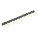 ASSMANN WSW AW Series Straight Through Hole Pin Header, 20 Contact, 2.54 mm Pitch, 1 Row, Unshrouded AW 109/20-T