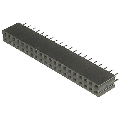 ASSMANN WSW A-BL254 Series Straight Through Hole PCB Socket 20-Contact 2 Row 2.54 mm Pitch Solder A-BL254