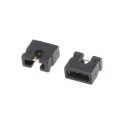 ASSMANN WSW Jumper Straight Female Black Open Top 2 Way 1 Row 2.54 mm Pitch AKSNT/G BLACK