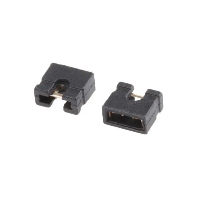 ASSMANN WSW Jumper Straight Female Black Open Top 2 Way 1 Row 2.54 mm Pitch AKSNT/G BLACK