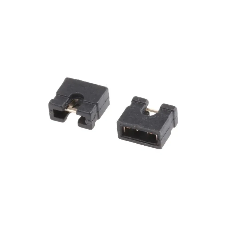 ASSMANN WSW Jumper Straight Female Black Open Top 2 Way 1 Row 2.54 mm Pitch AKSNT/G BLACK