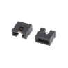 ASSMANN WSW Jumper Straight Female Black Open Top 2 Way 1 Row 2.54 mm Pitch AKSNT/G BLACK