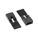 ASSMANN WSW Jumper Straight Female Black Closed Top 2 Way 1 Row 2.54 mm Pitch AKSPLTG BLACK