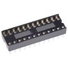 ASSMANN WSW DIL Socket 2.54 mm Pitch Vertical 24 Way Through Hole Stamped Pin Open Frame 1A A 24-LC/7-T