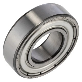 FAG 1 Row Deep Groove Ball Bearing 20 mm ID, 42 mm OD, 12 mm Width, Steel Cage, Double Shielded 6004-C-2Z