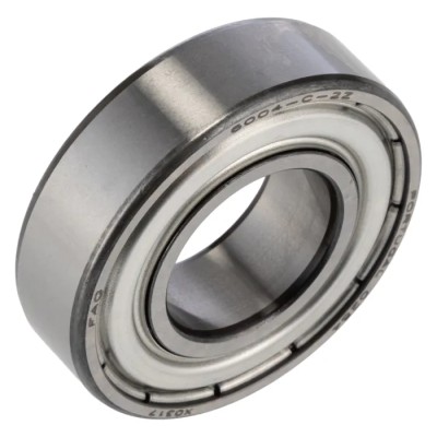 FAG 1 Row Deep Groove Ball Bearing 20 mm ID, 42 mm OD, 12 mm Width, Steel Cage, Double Shielded 6004-C-2Z