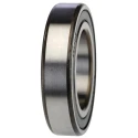 FAG 1 Row Deep Groove Ball Bearing 40 mm Inside Diameter, 68 mm Outside Diameter, 15 mm Race Width, Sealed Steel 6008-2RSR