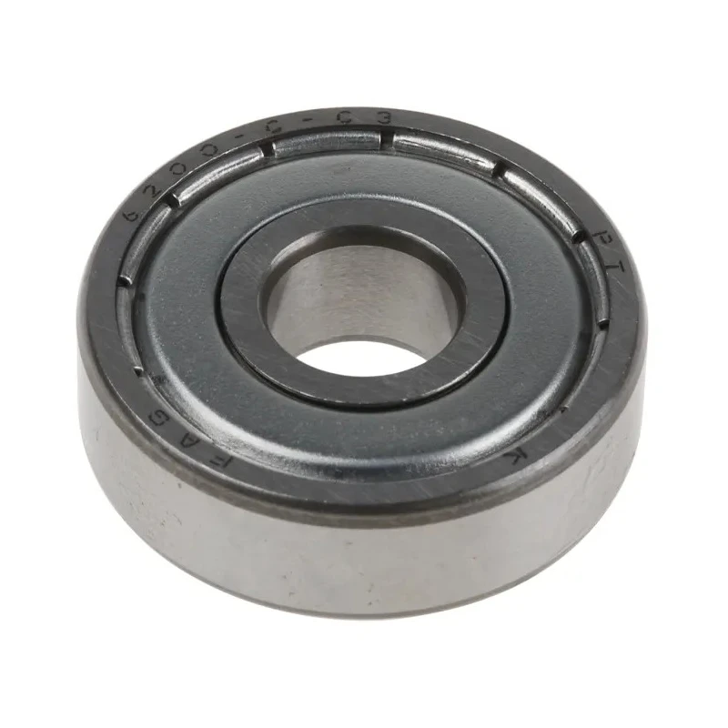 FAG 1 Row Deep Groove Ball Bearing 10 mm Inside Diameter 30 mm Outside Diameter Steel Cage Double Shielded C3 6200-C-2Z-C3