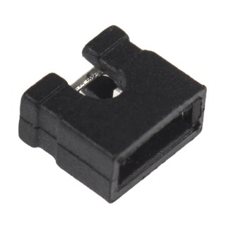 ASSMANN WSW Jumper Straight Female Black Open Top 2 Way 1 Row 2.54 mm Pitch AKSNT/Z BLACK