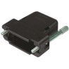 ASSMANN WSW A-FT Series Thermoplastic Straight D-Sub Backshell, 37 Way Strain Relief A-FT 37