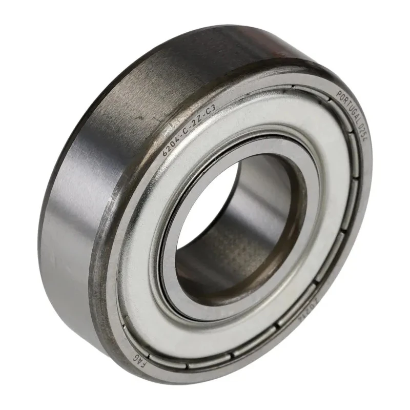 FAG Single Row Deep Groove Ball Bearing 20 mm ID 47 mm OD 14 mm Width Double Shielded Steel Cage C3 Clearance 6204-C-2Z-C3