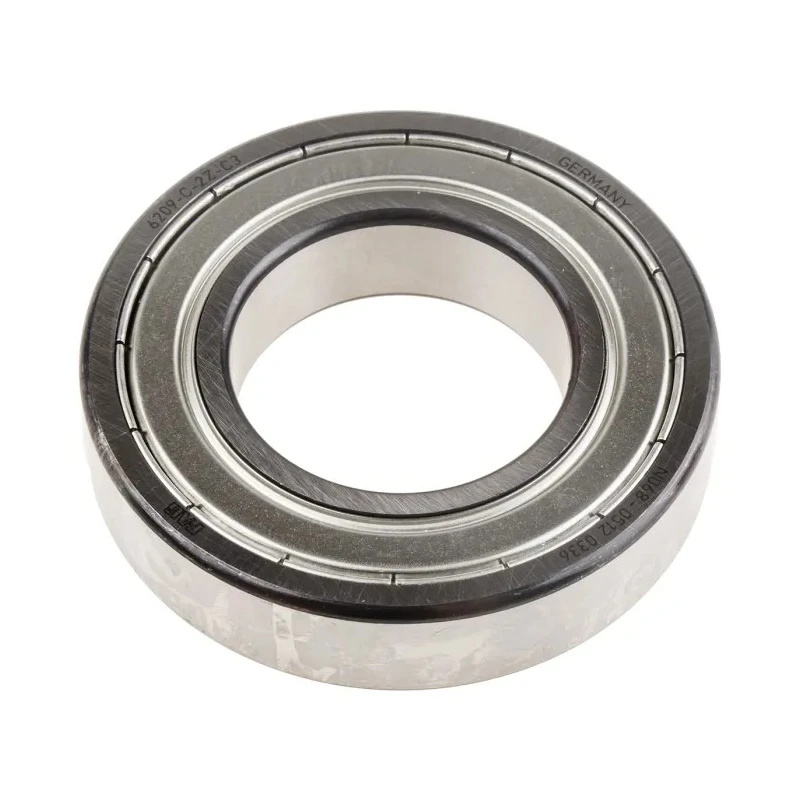 FAG Single Row Deep Groove Ball Bearing 45 mm ID, 85 mm OD, 19 mm Width, Steel Cage and Balls, Double Shielded 6209-C-2Z-C3