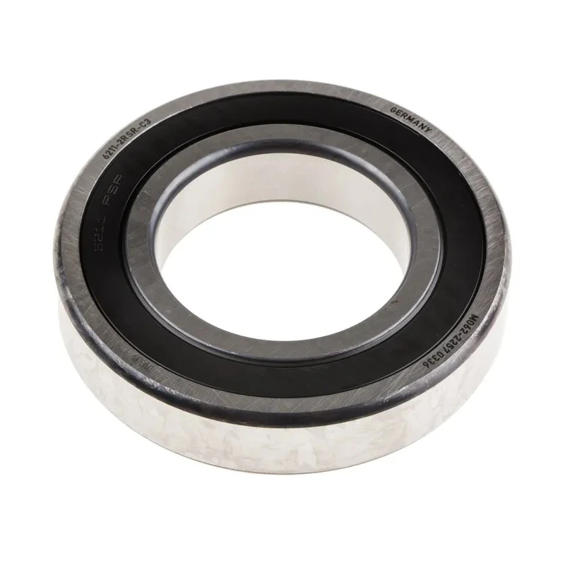 FAG Single Row Deep Groove Ball Bearing 55 mm Inside Diameter, 100 mm Outside Diameter, 21 mm Race Width 6211-C-2HRS-C3