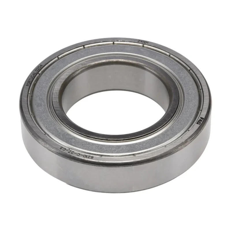 FAG Single Row Deep Groove Ball Bearing 50 mm ID, 90 mm OD, 20 mm Width, Double Shielded, Internal Clearance C3 6210-C-2Z-C3