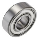 FAG Single Row Deep Groove Ball Bearing, 15 mm Inside Diameter, 35 mm Outside Diameter, 11 mm Race Width, Steel 6202-C-2Z