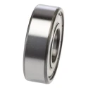 FAG Single Row Deep Groove Ball Bearing, 15 mm Inside Diameter, 35 mm Outside Diameter, 11 mm Race Width, Steel 6202-C-2Z