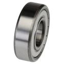 FAG Single Row Deep Groove Ball Bearing 20 mm Inside Diameter, 47 mm Outside Diameter, 14 mm Race Width, Steel 6204-C-2Z