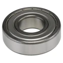 FAG Single Row Deep Groove Ball Bearing 20 mm Inside Diameter, 47 mm Outside Diameter, 14 mm Race Width, Steel 6204-C-2Z