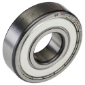 FAG Single Row Deep Groove Ball Bearing 25 mm ID, 62 mm OD, 17 mm Width, Double Shielded, C3 Clearance, 3 Medium 6305-2Z-C3