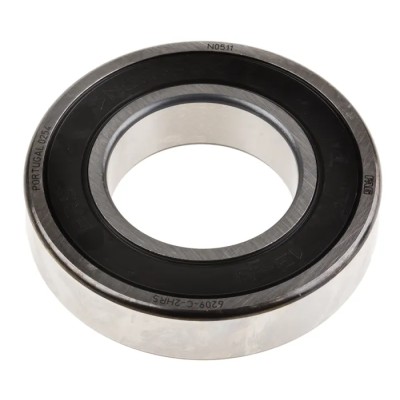 FAG Single Row Deep Groove Ball Bearing Sealed 45 mm Inside Diameter 85 mm Outside Diameter 19 mm Race Width 6209-C-2HRS