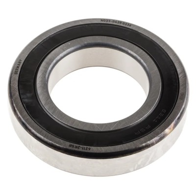 FAG Single Row Deep Groove Ball Bearing 55 mm ID, 100 mm OD, 21 mm Race Width, Steel Cage and Ball, Sealed End 6211-C-2HRS
