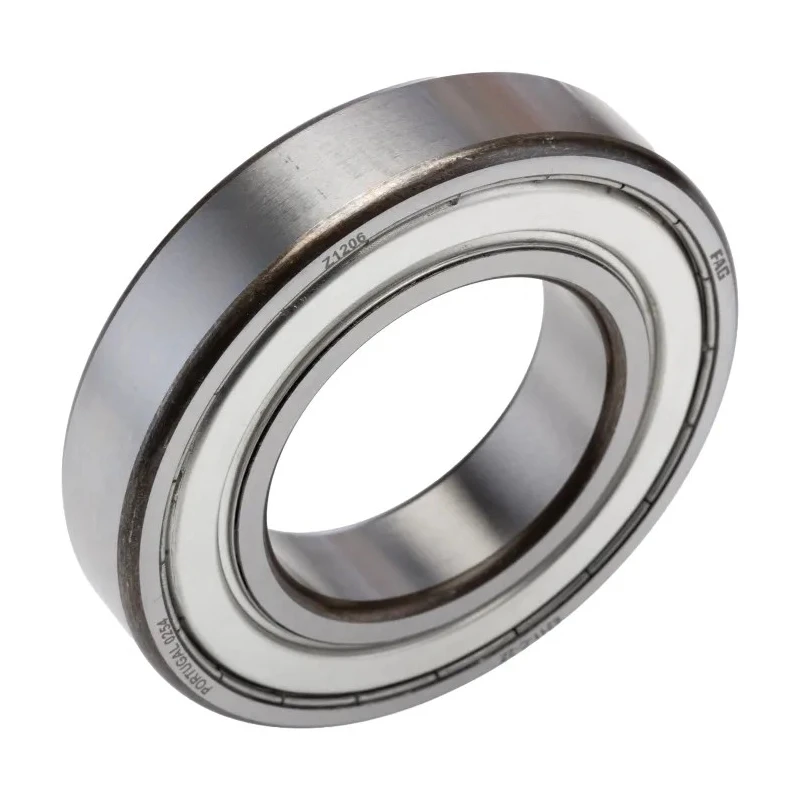 FAG Single Row Deep Groove Ball Bearing 55 mm ID, 100 mm OD, 21 mm Width, Steel Cage and Balls, Double Shielded 6211-C-2Z