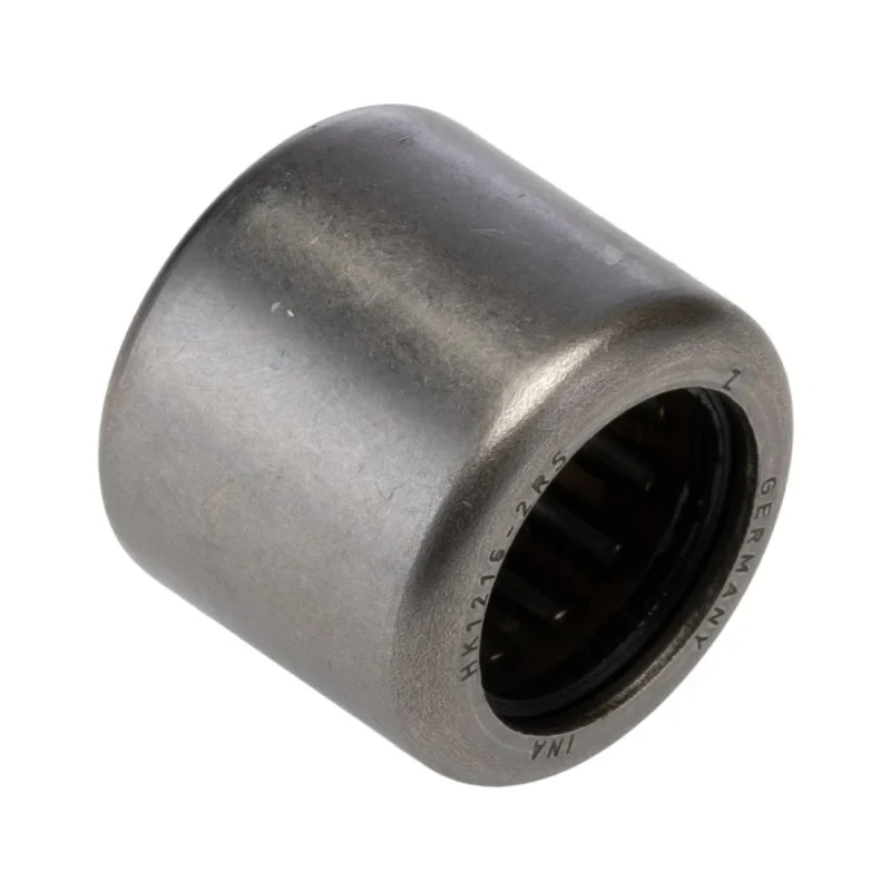 INA 12 mm ID Drawn Cup Needle Roller Bearing, 18 mm OD, Parallel Bore, Sheet Steel Cage, Sealed HK1216-2RS-L271