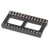 ASSMANN WSW 2.54 mm Pitch Vertical 28 Way Through Hole Stamped Pin Open Frame DIL Socket 1A A 28-LC-TT