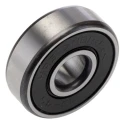 FAG 1 Row Sealed Steel Cage Single Row Deep Groove Ball Bearing 12 mm ID, 37 mm OD, 12 mm Width, Internal 6301-2RSR-C3