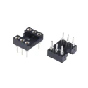ASSMANN WSW 2.54 mm Pitch Vertical 6 Way Through Hole Turned Pin Open Frame DIL Socket 3A AR 06 HZL-TT