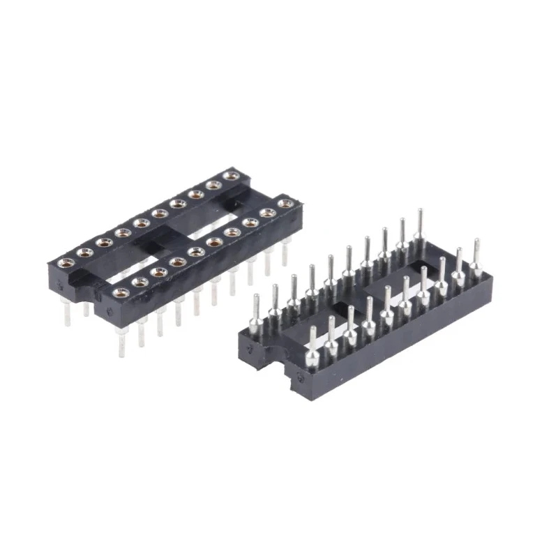 ASSMANN WSW 2.54 mm Pitch Vertical 20 Way Through Hole Turned Pin Open Frame DIL Socket 3A AR 20 HZL-TT