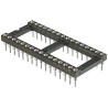 ASSMANN WSW 2.54 mm Pitch Vertical 24 Way Through Hole Turned Pin Open Frame DIL Socket 3A AR 24 HZL/7-TT