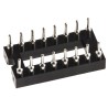 ASSMANN WSW 2.54 mm Pitch Vertical 16 Way Through Hole Turned Pin Open Frame DIL Socket 3A AR 16 HZL-TT