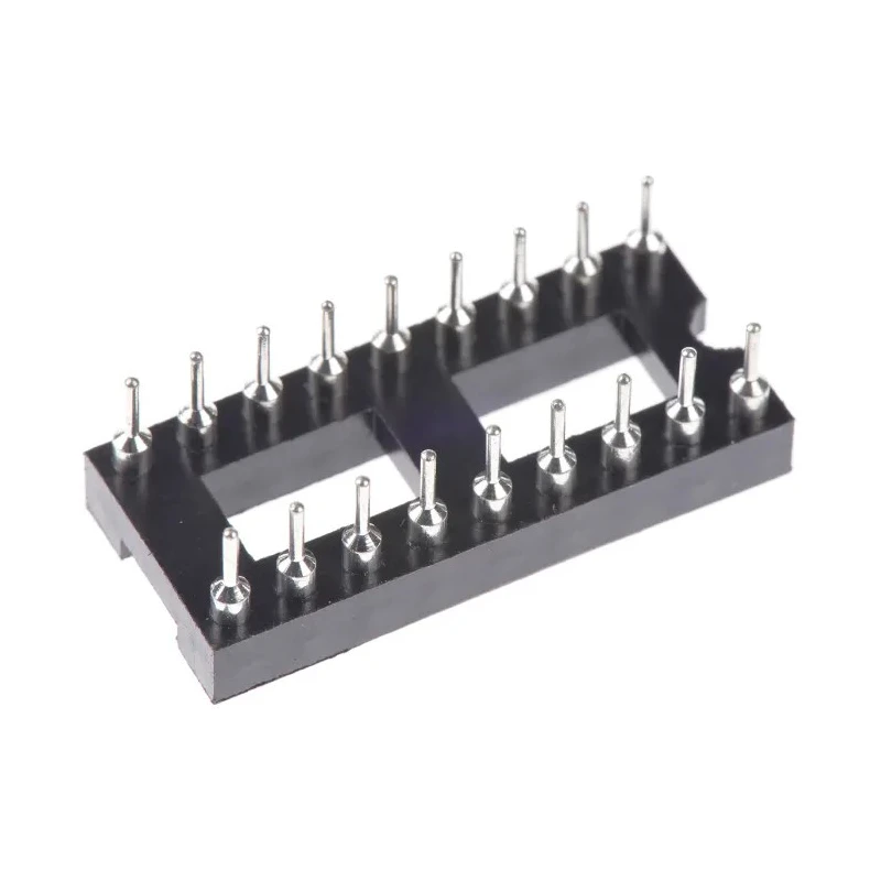 ASSMANN WSW 2.54 mm Pitch Vertical 18 Way Through Hole Turned Pin Open Frame DIL Socket 3A AR 18 HZL-TT
