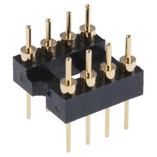 ASSMANN WSW Straight Through Hole Mount 2.54 mm Pitch IC Socket Adapter DIP to DIP AR 08-ST/T