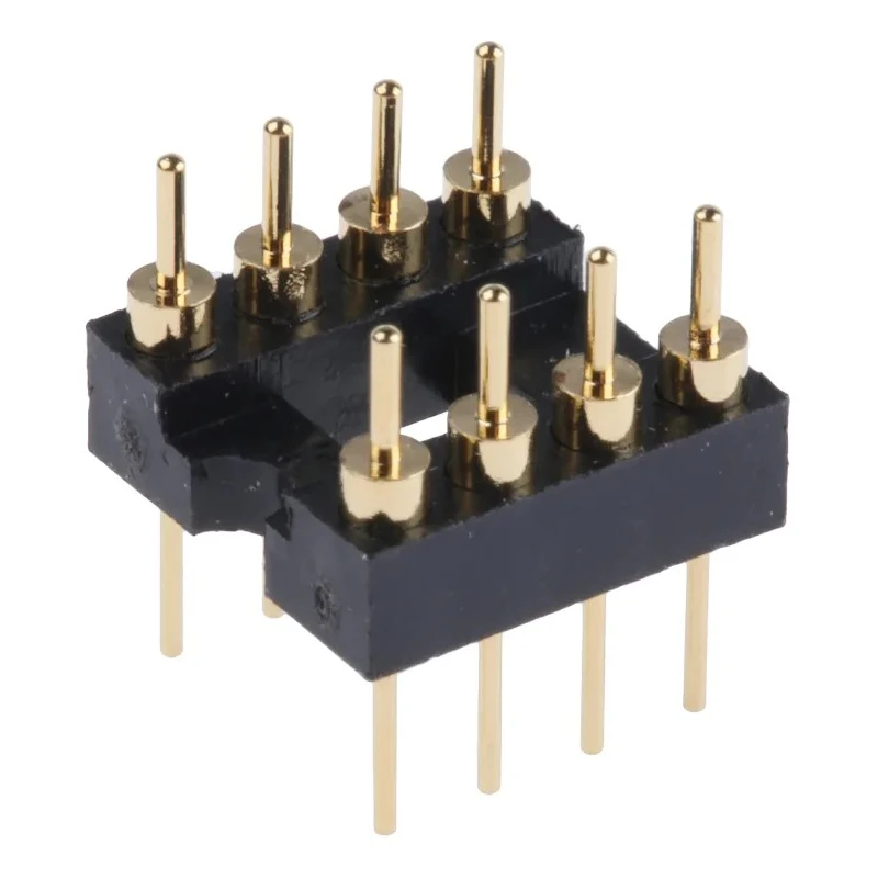 ASSMANN WSW Straight Through Hole Mount 2.54 mm Pitch IC Socket Adapter DIP to DIP AR 08-ST/T