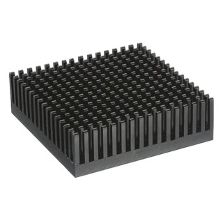 Fischer Elektronik Universal Square Aluminium Heatsink Black Anodised 13.2K/W Thermal Resistance 8 mm x 43.1 ICK PGA 17x17x8