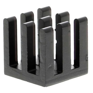 Fischer Elektronik Universal Square Aluminium Heatsink Black Anodised 28.5K/W Thermal Resistance 10 mm x 10 ICK BGA 10x10x10